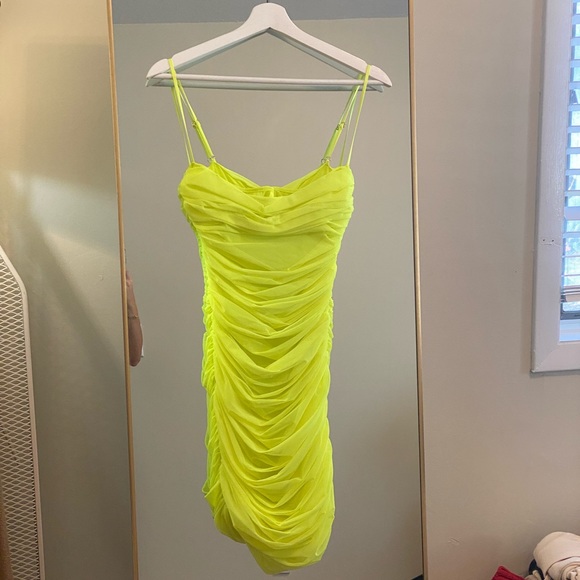 House of CB Dresses House Of Cb Neon Yellow Dress Poshmark
